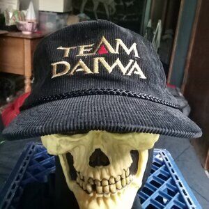 Deadstock Vintage Team Daiwa Corduroy Snap Hat Cap